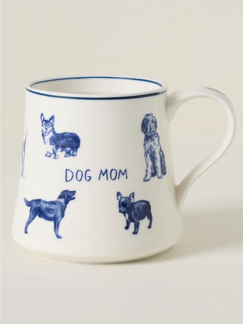NIB Anthropologie Molly Hatch Stoneware Dog Mom Mug - Picture 3 of 4